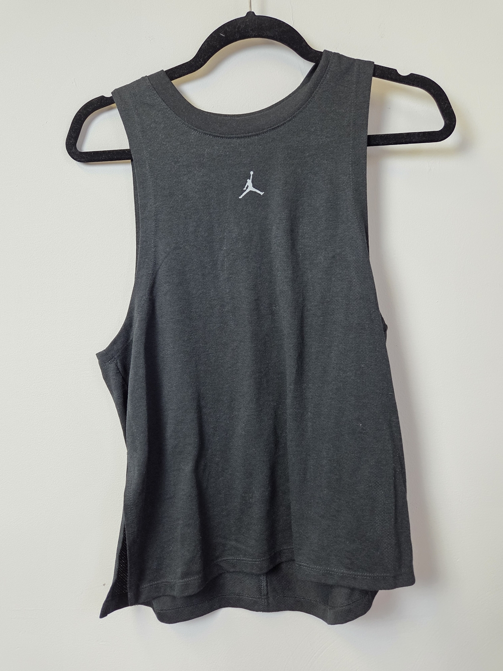 Jordan Black Tee with White and Red Jumpman Accents